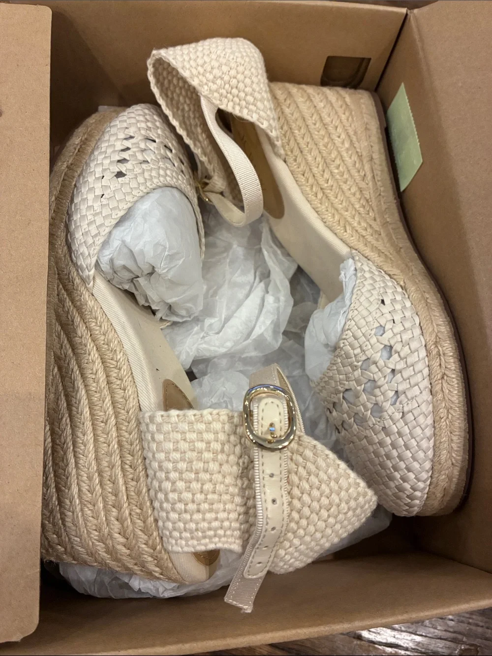 J.Crew Factory Crochet Espadrille Wedges